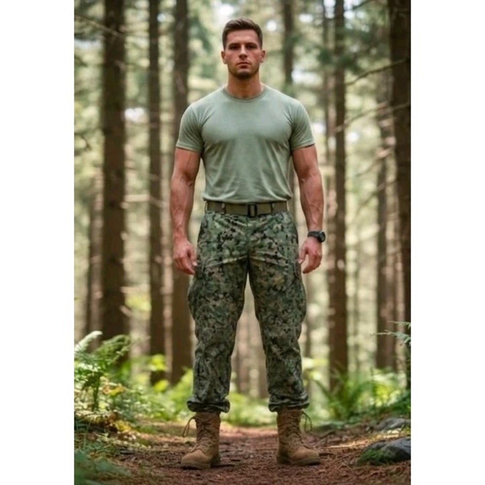 USGI Navy NWU Type III Small Regular AOR2 Green Digital Camo NWU III
